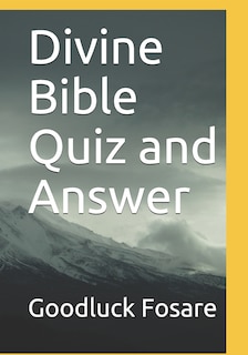 Couverture_Divine Bible Quiz and Answer