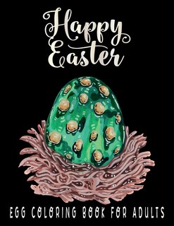 Couverture_Happy Easter Egg Coloring Book for Adults