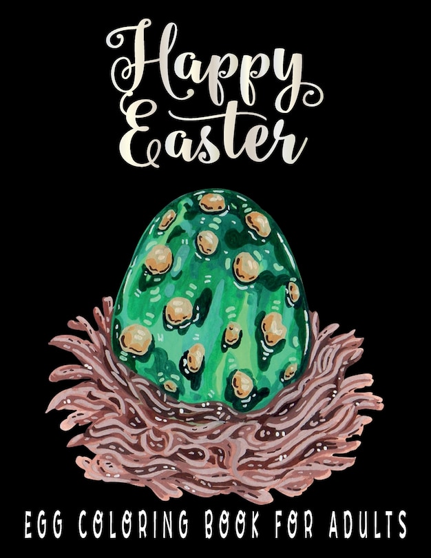Couverture_Happy Easter Egg Coloring Book for Adults