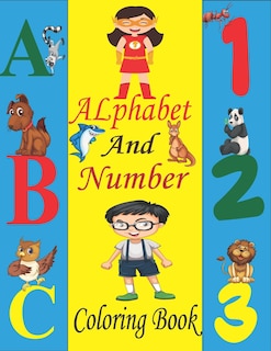 Front cover_Alphabet and Number Coloring Book