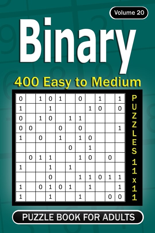 Couverture_Binary puzzle books for Adults
