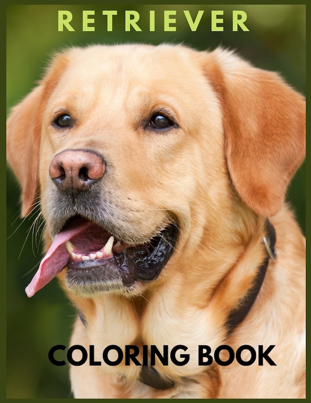 Front cover_Retriever coloring book