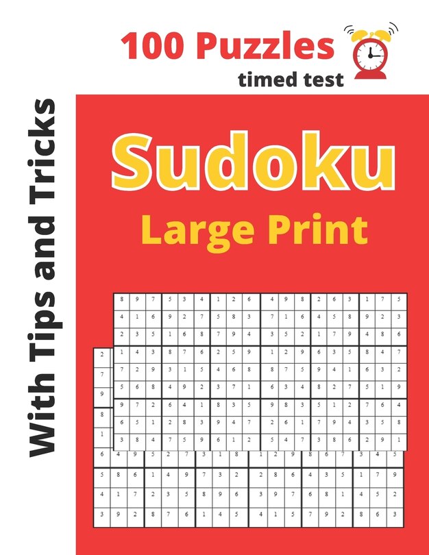 Couverture_Sudoku Large Print With Tips and Tricks