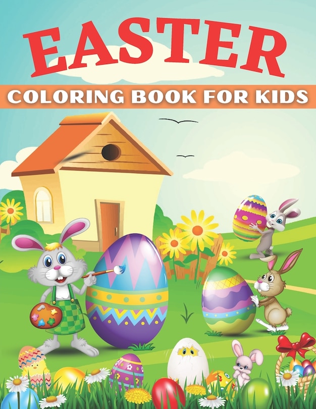 Front cover_Easter Coloring Book For Kids