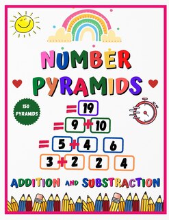 Front cover_Number pyramids - addition and substraction