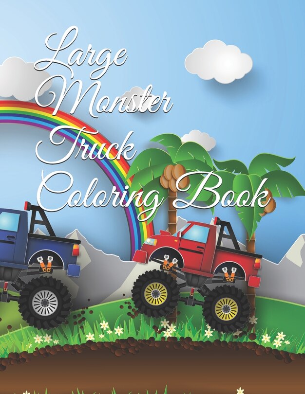 Couverture_Large Monster Truck Coloring Book