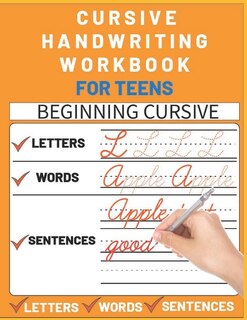Front cover_Cursive Handwriting Workbook for Teens