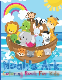 Front cover_Noah's Ark Coloring Book For Kids