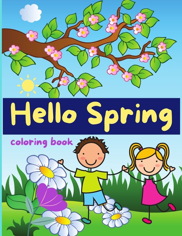 Couverture_Hello Spring Coloring Book