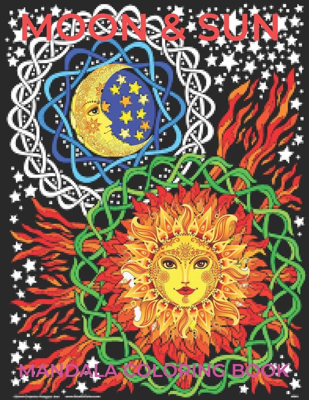 Couverture_Moon & Sun mandala coloring book
