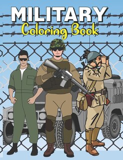 Front cover_Military Coloring Book