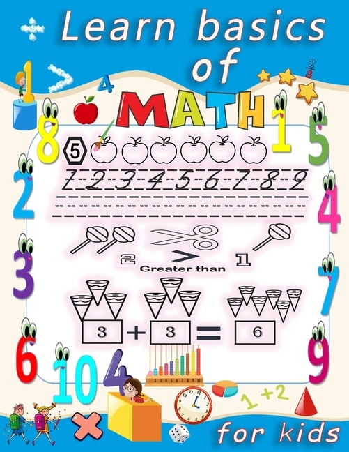 Front cover_learn basics of math for kids