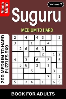 Front cover_Suguru puzzle book for Adults