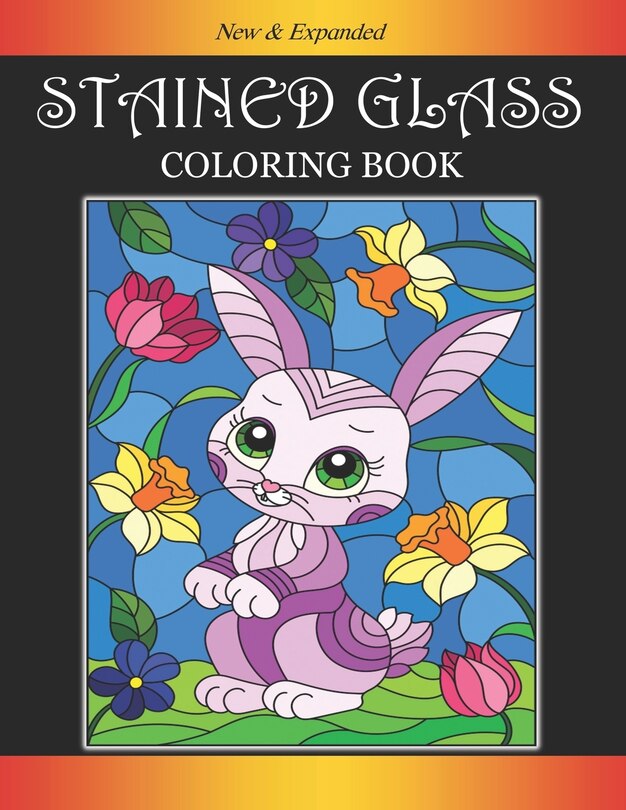 Couverture_Stained Glass Coloring Book