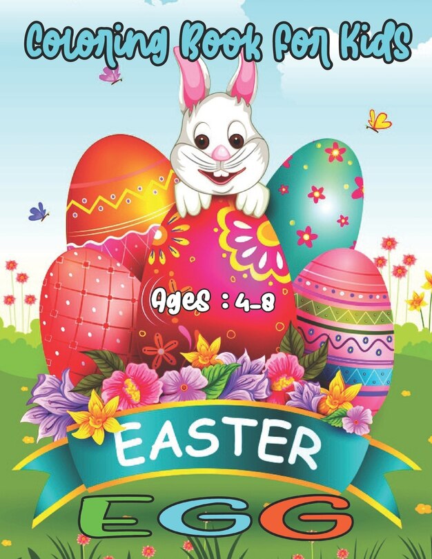 Front cover_Coloring Book For Kids Easter EGG