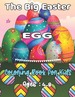 Front cover_The Big Easter EGG Coloring Book For Kids