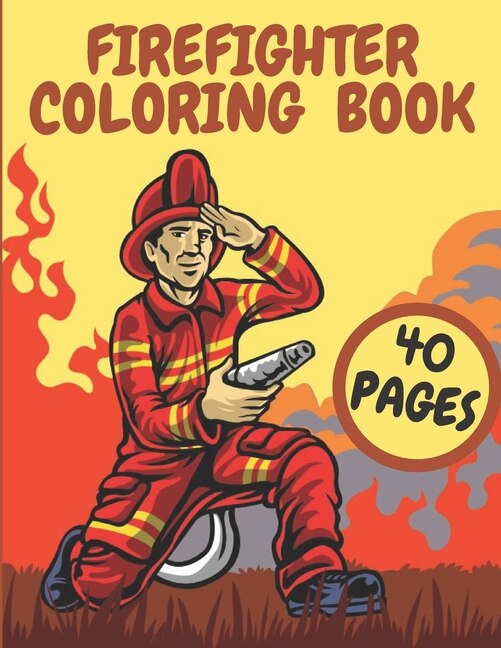Front cover_Firefighter Coloring Book