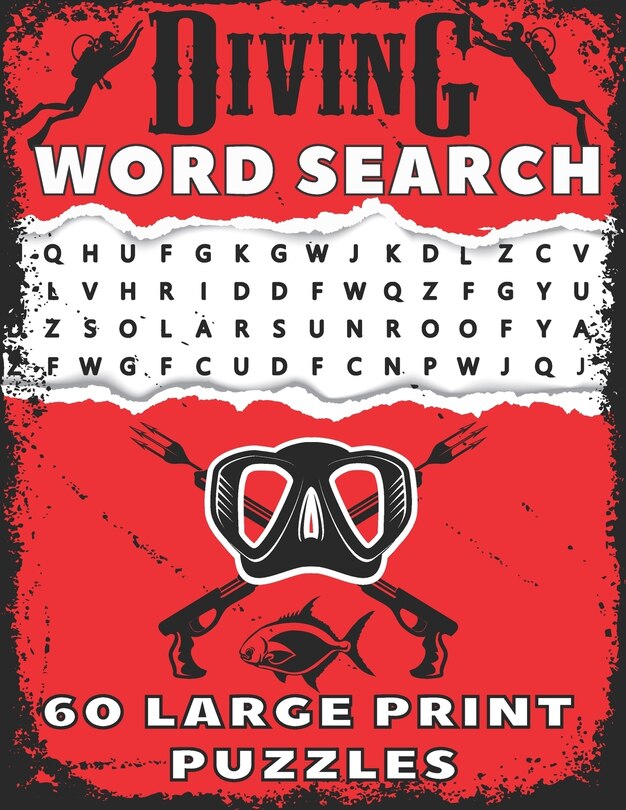 Couverture_Diving Word Search 60 Large Print Puzzles