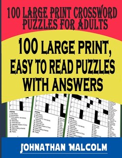Front cover_Large Print Crossword Puzzles for Adults
