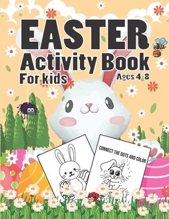 Front cover_Easter Activity Book For Kids Ages 4-8