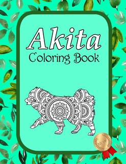 Couverture_Akita Coloring Book