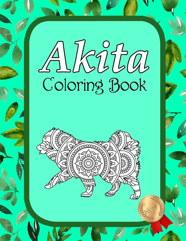 Couverture_Akita Coloring Book