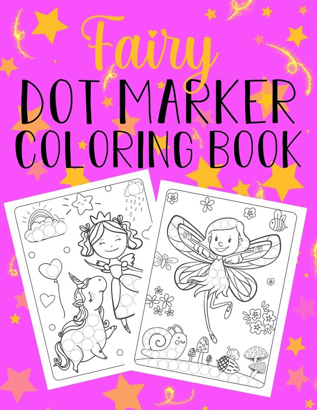 Front cover_Fairy Dot Marker Coloring Book