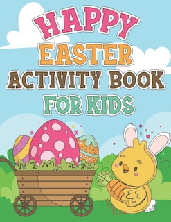 Front cover_Happy Easter Activity Book For Kids