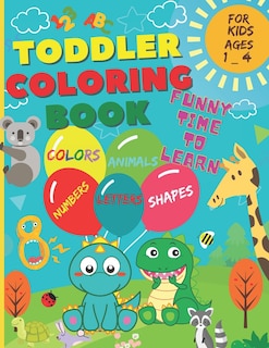 Couverture_Toddler Coloring Book - Funny time to learn