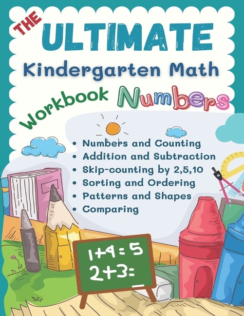 Front cover_The Ultimate Kindergarten Math Workbook Numbers