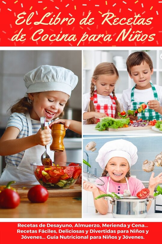 Couverture_El Libro de Recetas de Cocina Para Niños