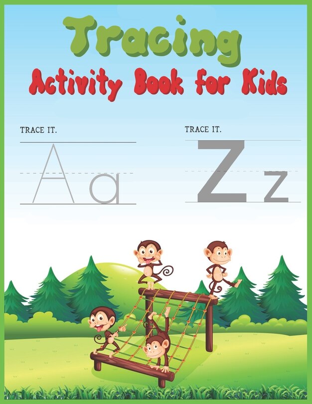 Front cover_Tracing Activity Book for Kids