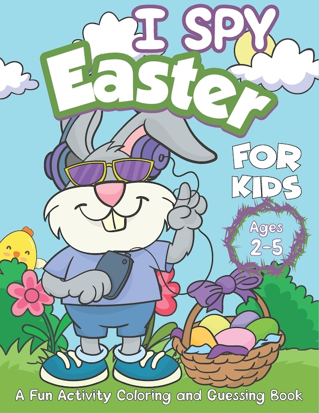 Front cover_I Spy Easter book for Kids ages 2-5