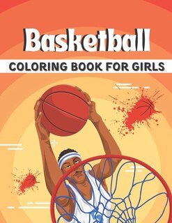 Front cover_Basketball Coloring Book For Girls
