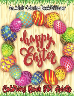 Couverture_An Adult Coloring Book Of Easter happy Easter