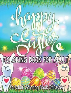 Couverture_Happy Easter Coloring Book For Adult