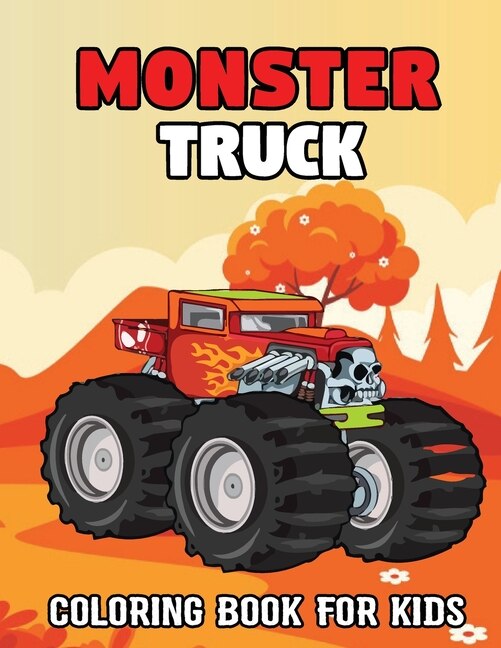 Couverture_Monster Truck Coloring Book For Kids