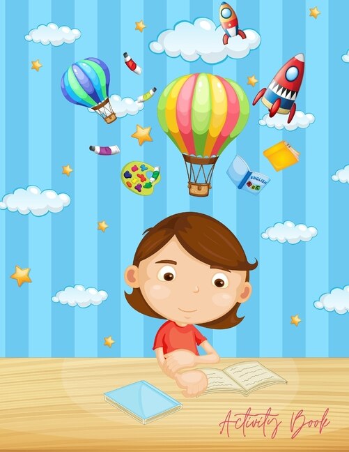 Activity Book: Easter Activity Book For Kids Age 6-12, Size 8.5*11,51 Pages