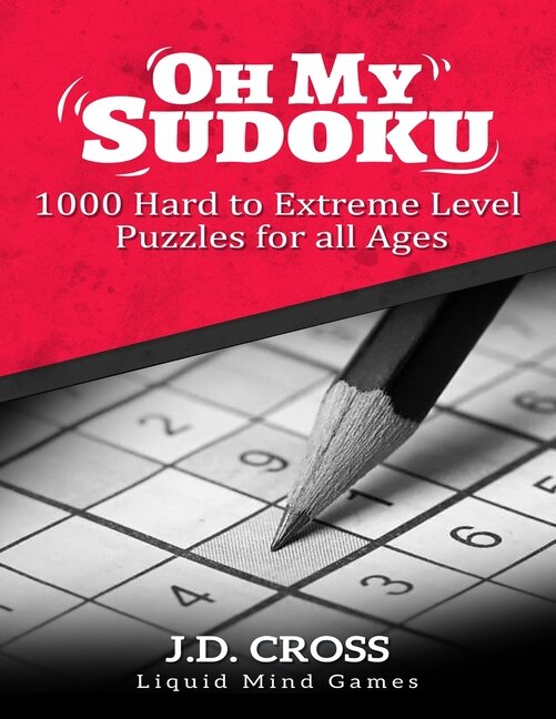 Front cover_Oh My Sudoku! 1000 Hard to Extreme Level Puzzles