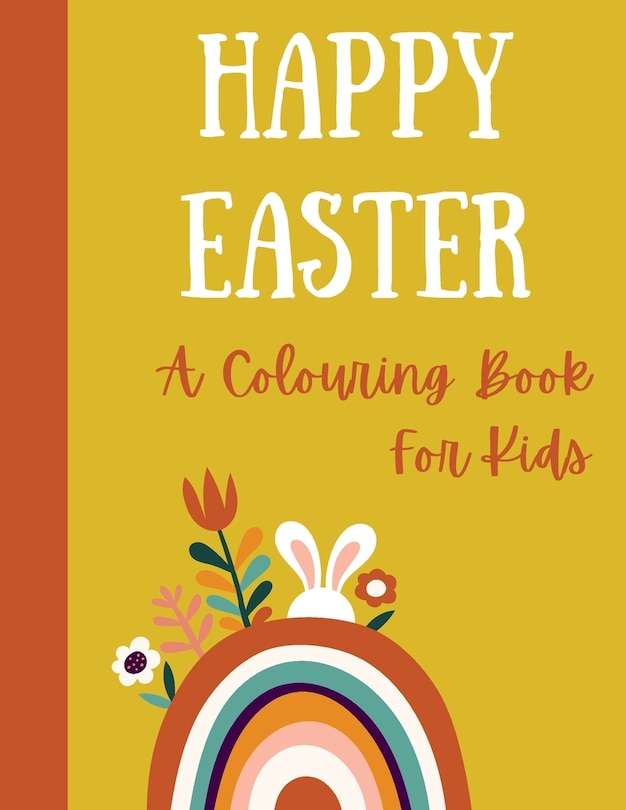 Front cover_Happy Easter. A colouring book for kids.