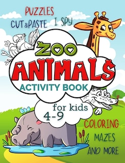 Couverture_Zoo Animals Activity Book for Kids 4-9