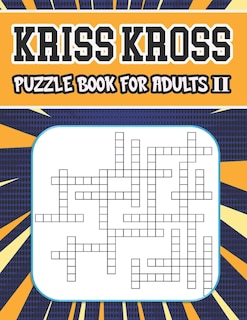 Front cover_kriss kross puzzle book for adults II