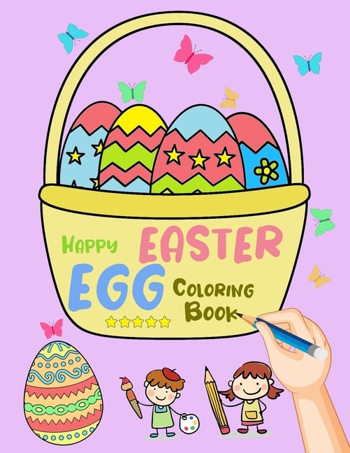 Front cover_Happy Easter Egg Coloring Book