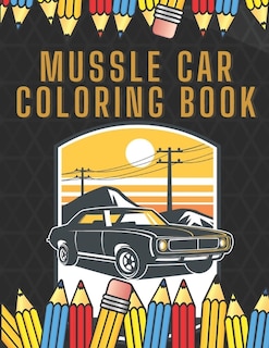 Front cover_Muscle Car Coloring Book