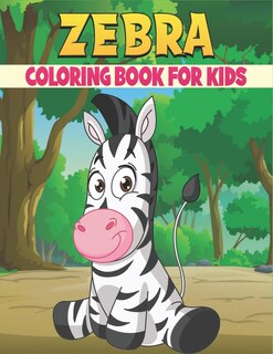 Couverture_Zebra Coloring Book For Kids