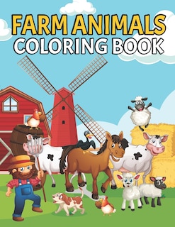 Front cover_Farm Animals Coloring book