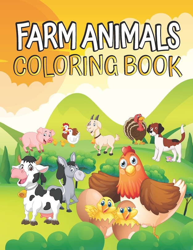 Couverture_Farm Animals Coloring book