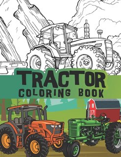 Front cover_Tractor coloring book