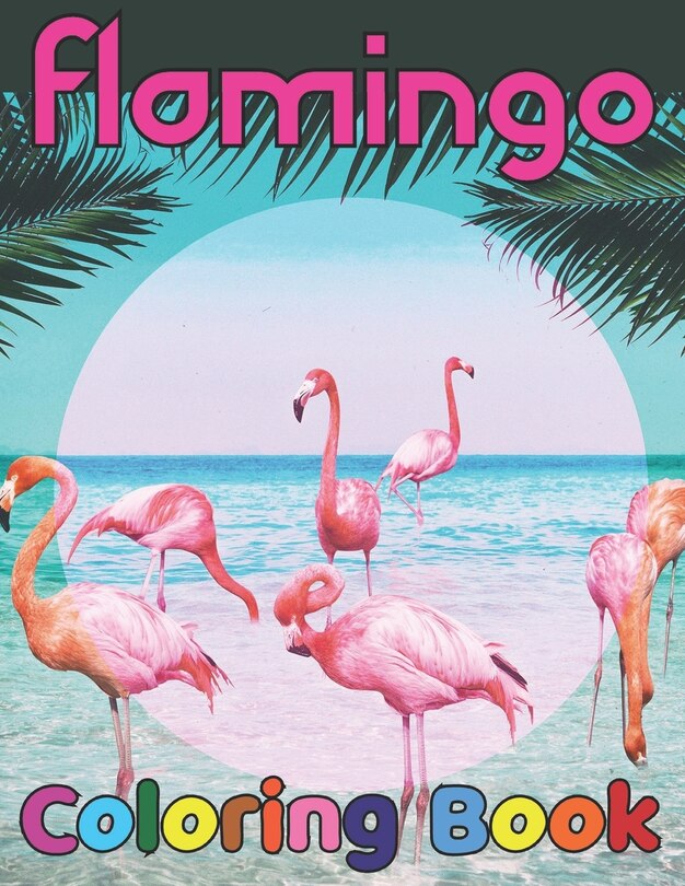 Front cover_Flamingo coloring book