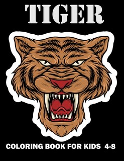 Couverture_Tiger Coloring Book For Kids 4-8